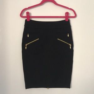 Juicy Couture black knit skirt